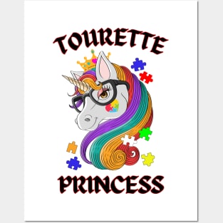 Tourette Beautiful Princess Posters and Art